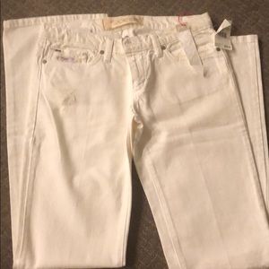 Joe’s White Denim Jeans